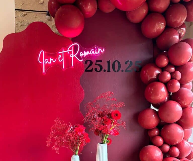 Décoration évènement PACS